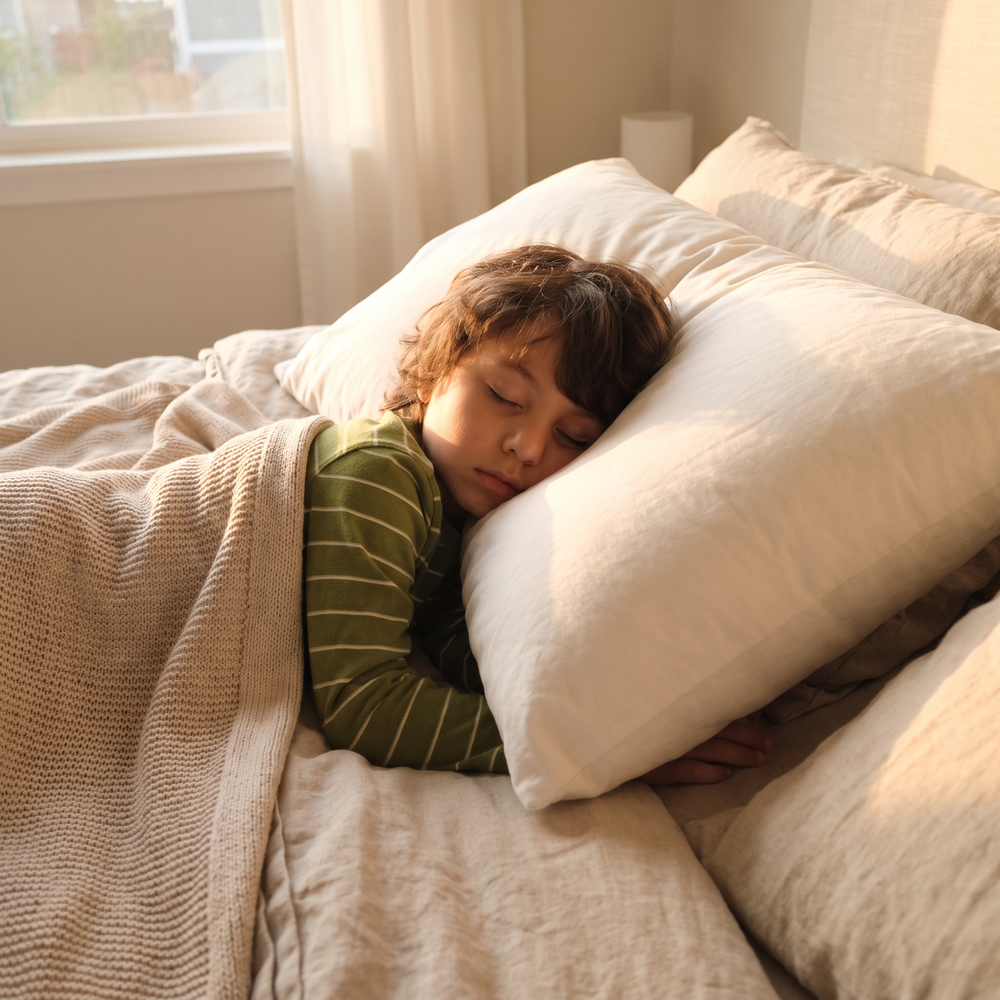 An adult pillow is simply too tall for them
